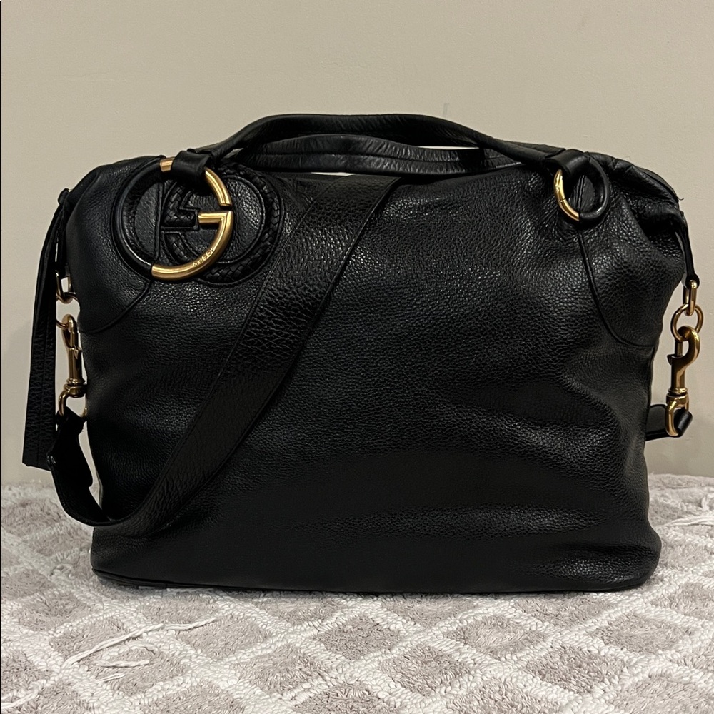 Gucci 2-way Leather Handbag
